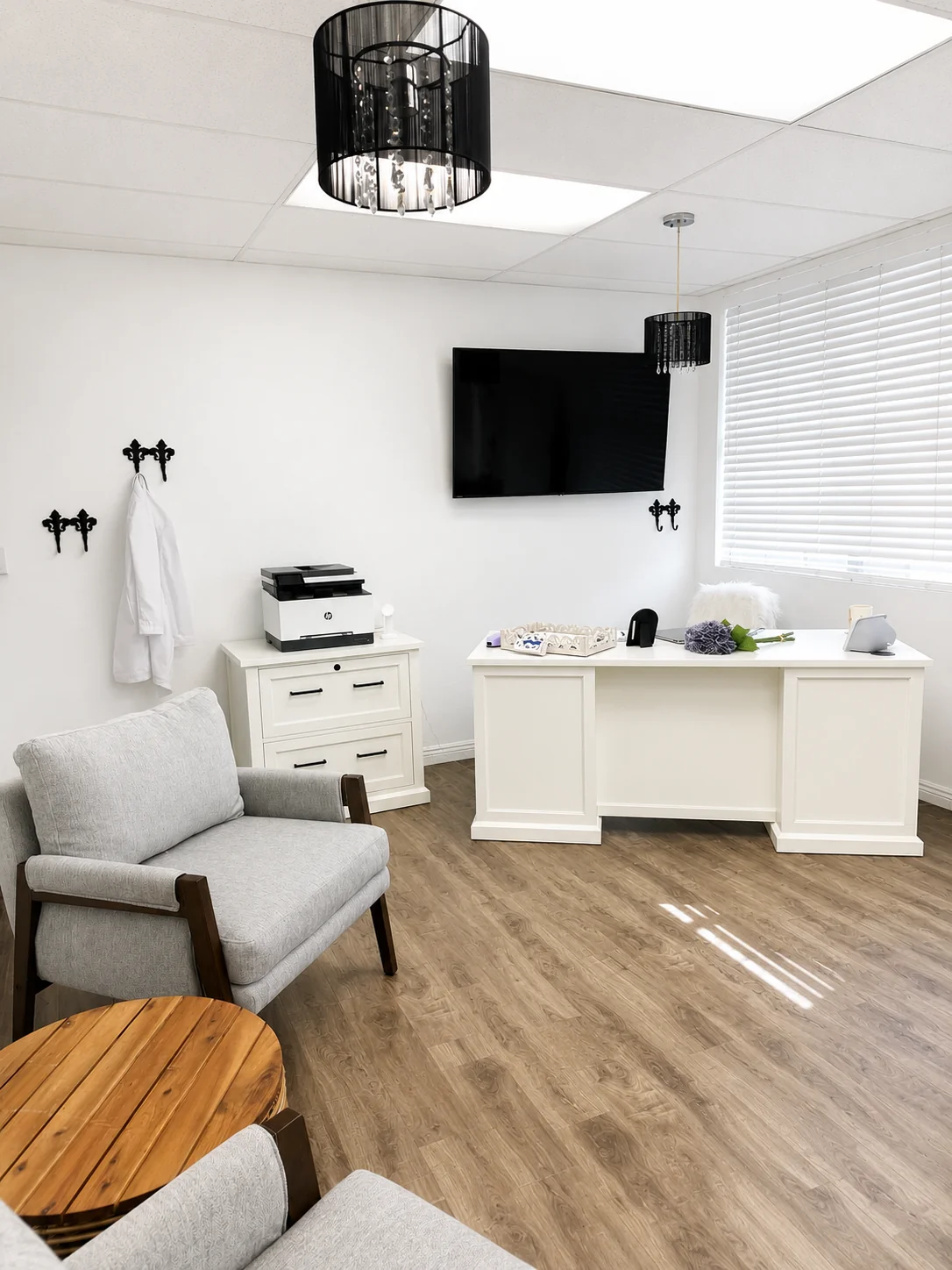 Bright, welcoming Ascend Beauty & Wellness office interior